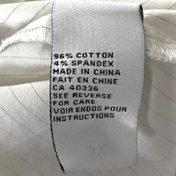 Ciet et Neige Vintage Women's Dress Shirt Fitted EU 42/US 6 White & Black - Picture 9 of 10